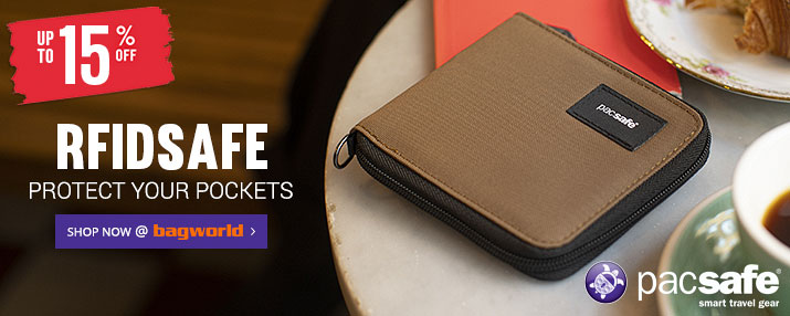 Bagworld pacsafe deals